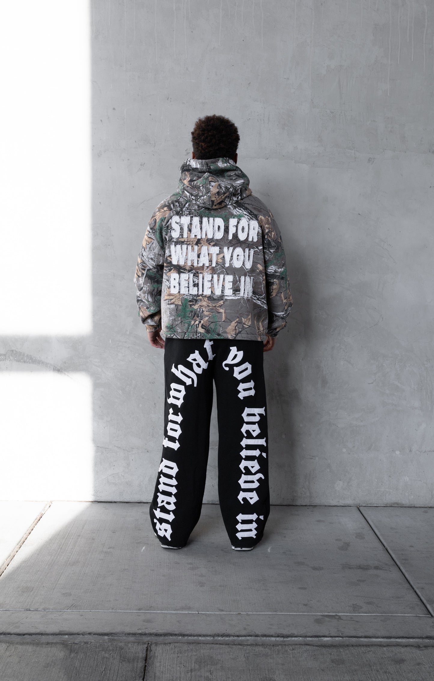 REBELETICS CROPPED TREE CAMO HOODIE