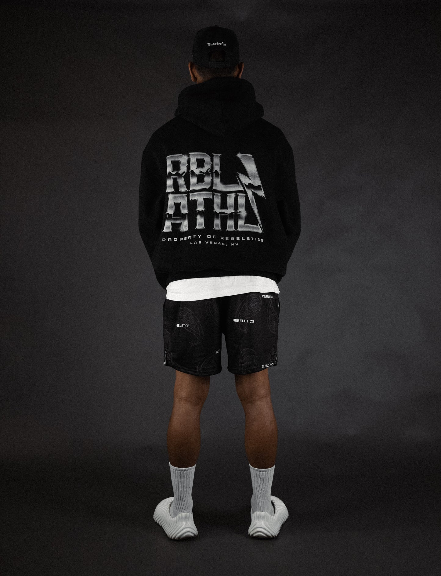 REBELETICS "RBL ATHL" HOODIE - BLACK
