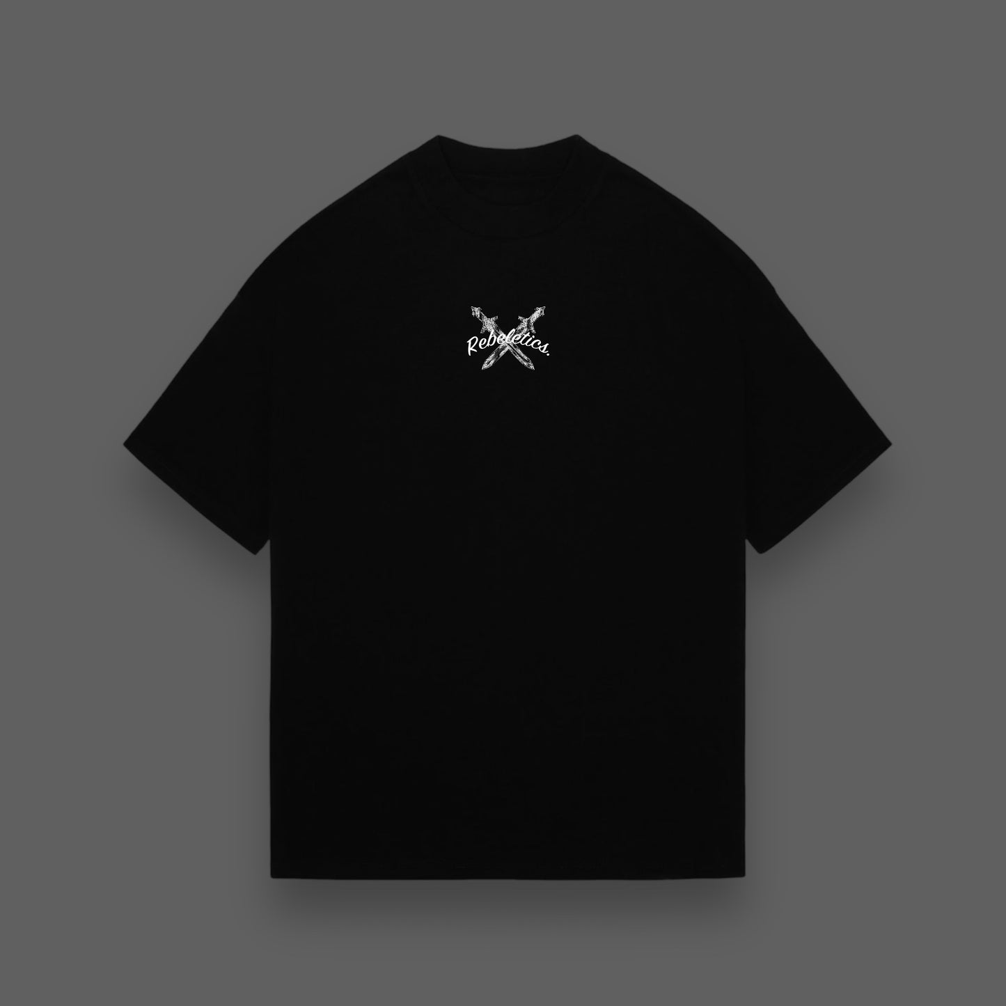 REBELETICS "WITH US OR AGAINST US" SFWYBI T-SHIRT - BLACK