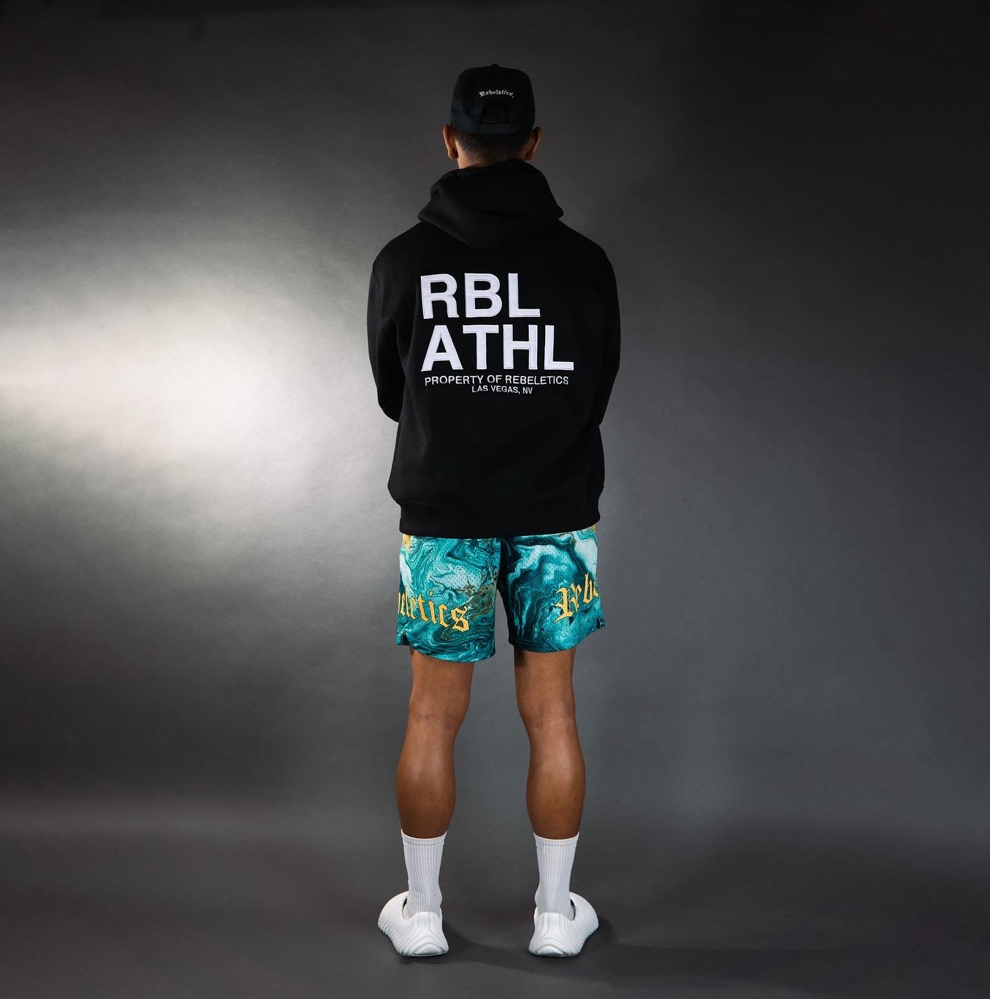 REBELETICS " RBL ATHL " HOODIE - BLACK