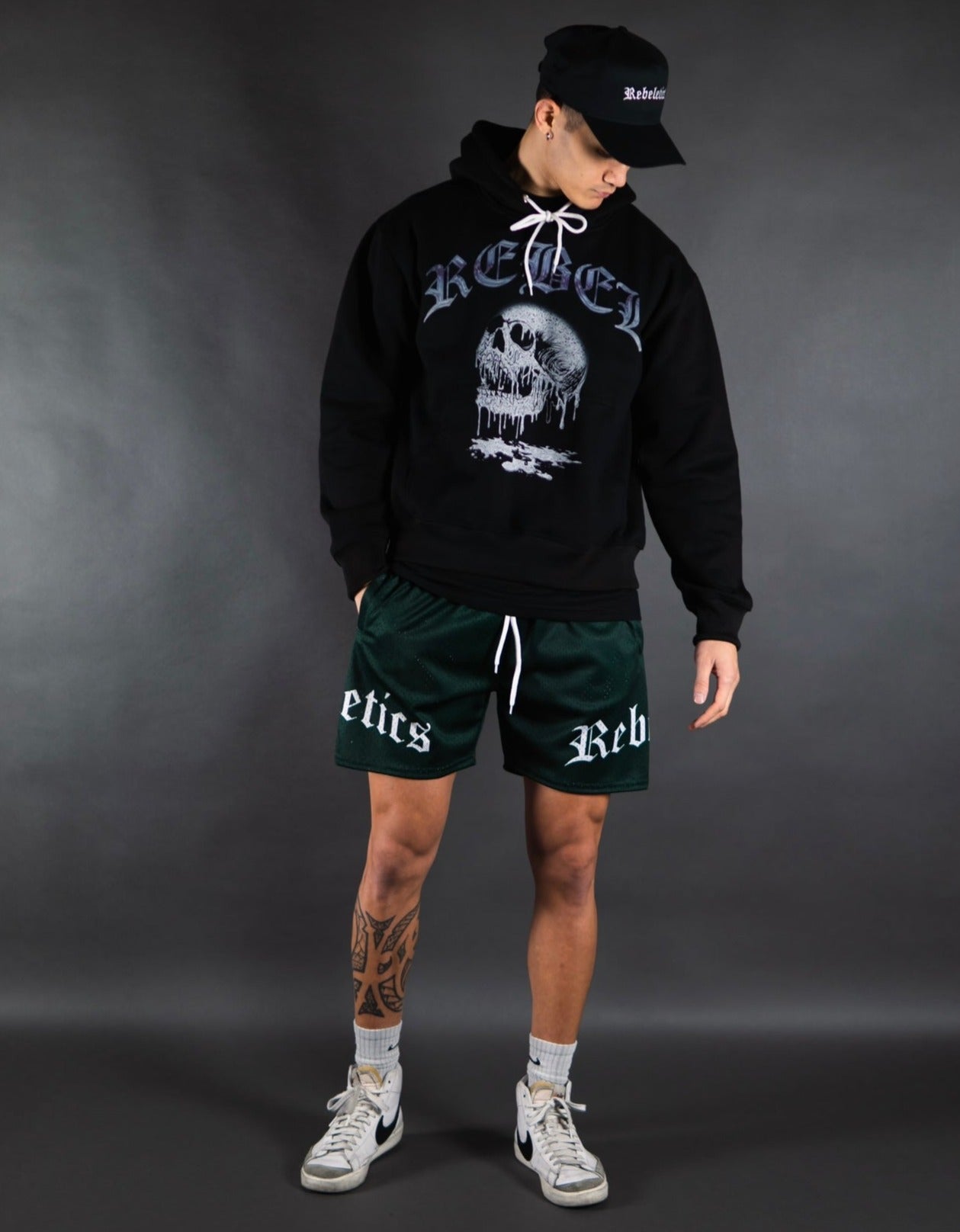 REBELETICS " DRIP " HOODIE - BLACK