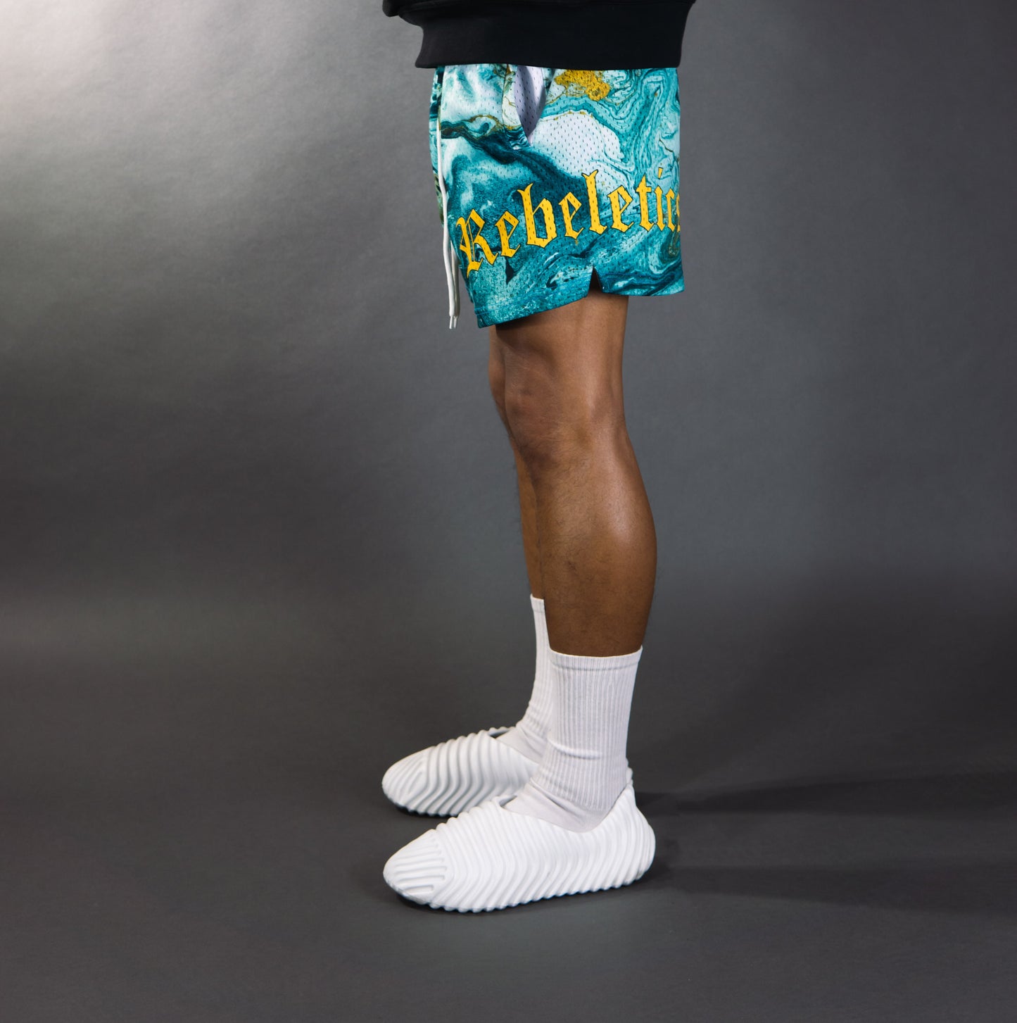 Mesh Shorts Mrbl - Mint