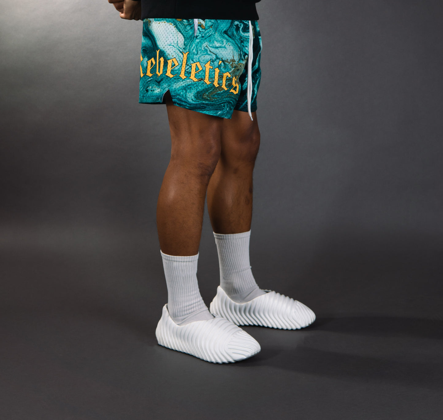 Mesh Shorts Mrbl - Mint