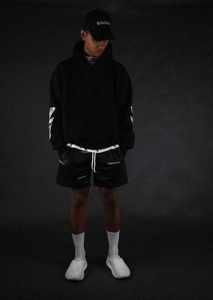 REBELETICS "RBL ATHL" HOODIE - BLACK