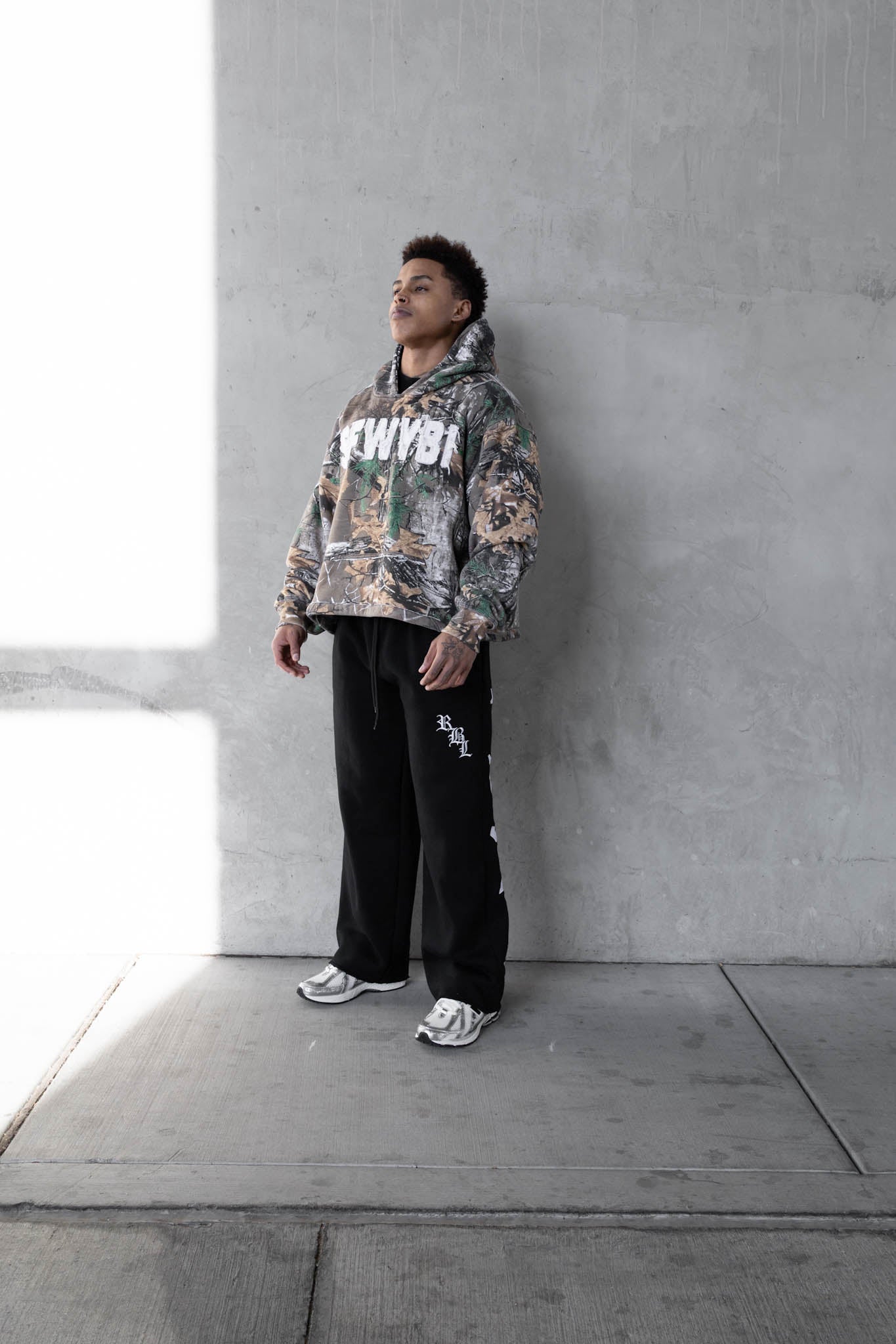 REBELETICS CROPPED TREE CAMO HOODIE