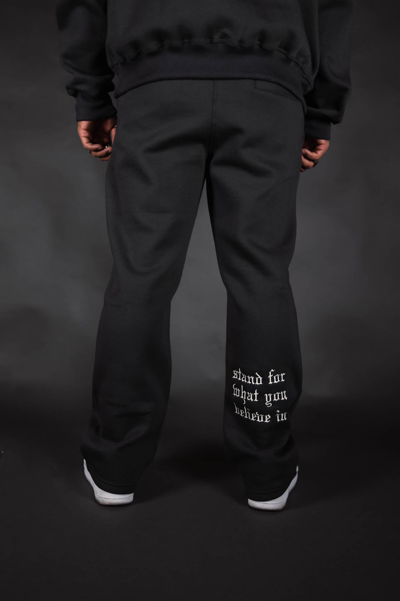 RBL Straight Leg Sweatpants - Charcoal