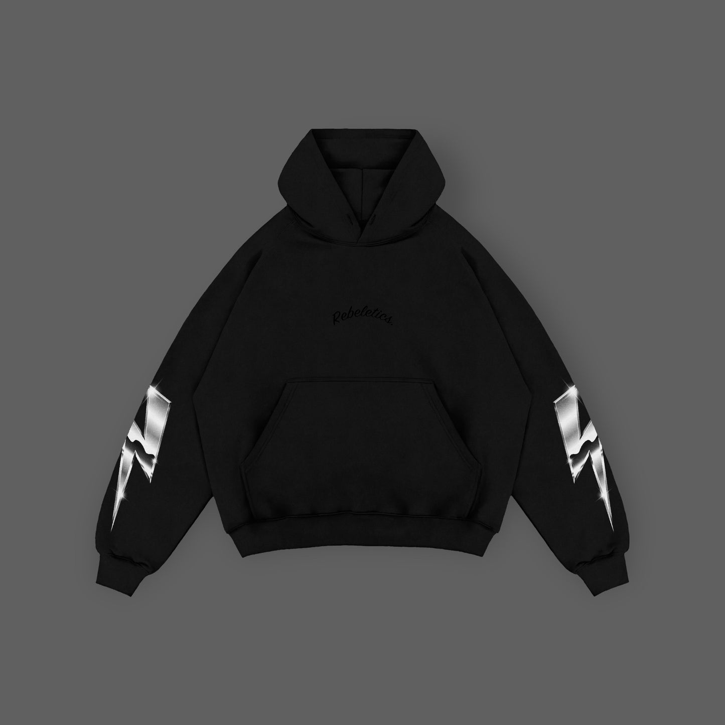 REBELETICS "RBL ATHL" HOODIE - BLACK