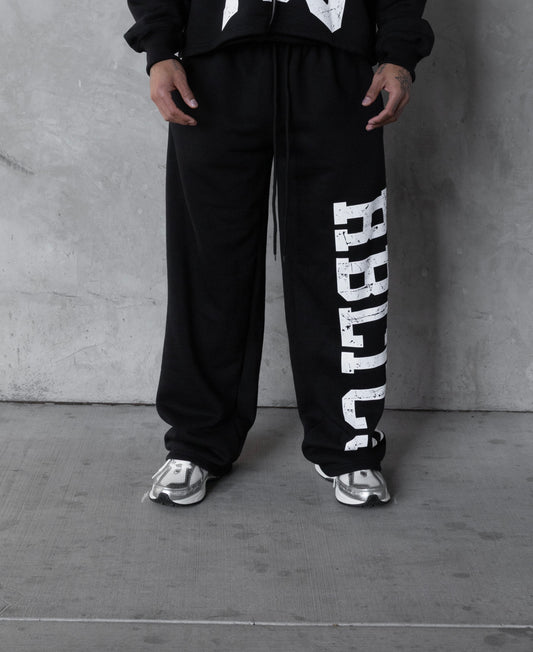 Rebeletics " RBLTCS " Baggy Sweatpants - Black