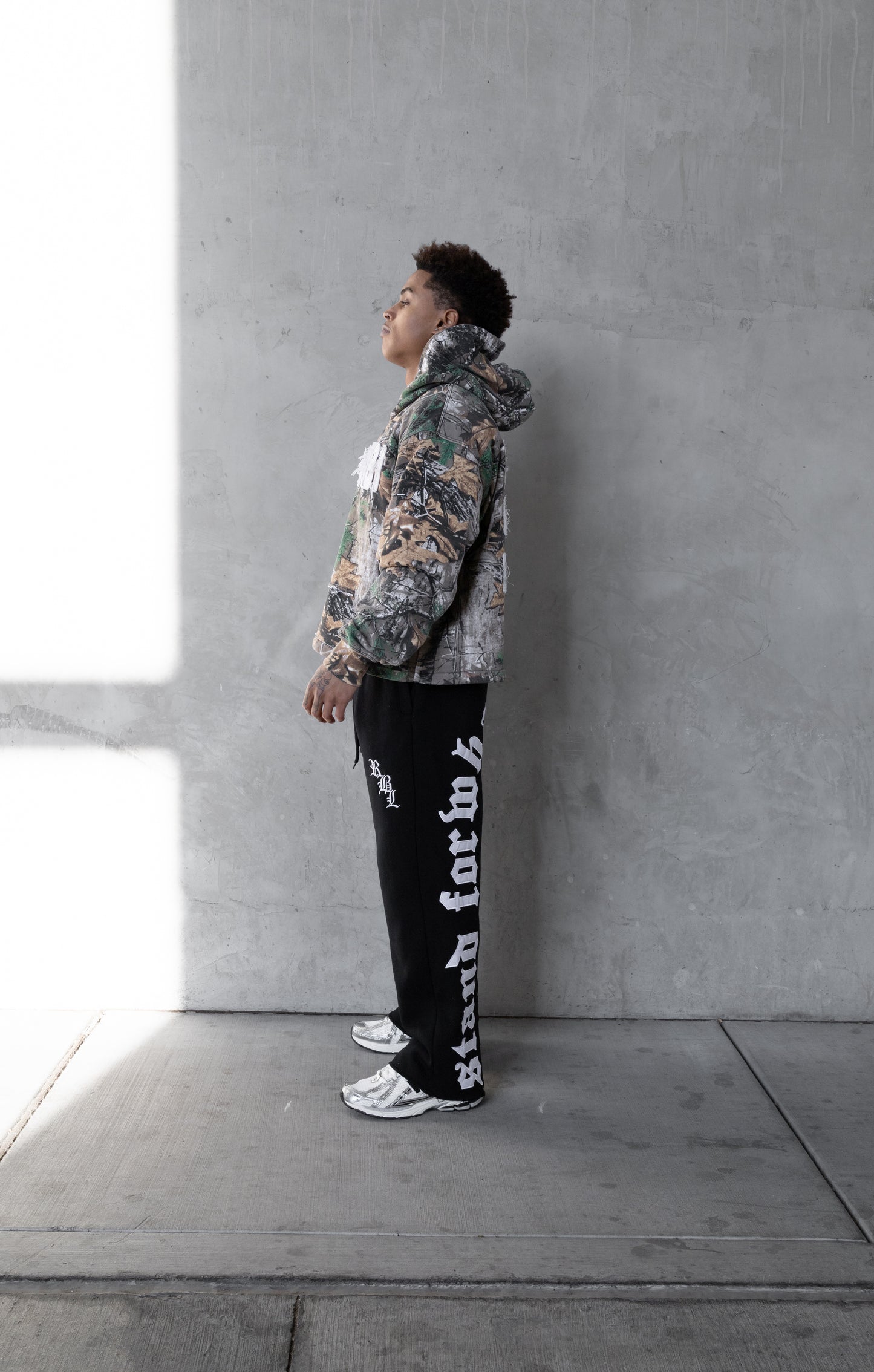 REBELETICS CROPPED TREE CAMO HOODIE