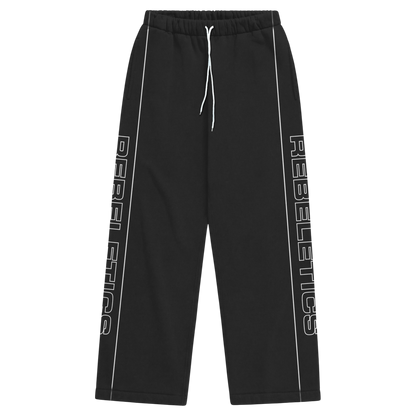 REBELETICS BAGGY SWEATPANTS - BLACK