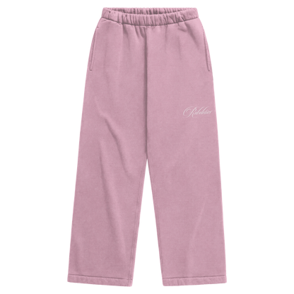 REBELETICS BAGGY SWEATPANTS - BABY PINK