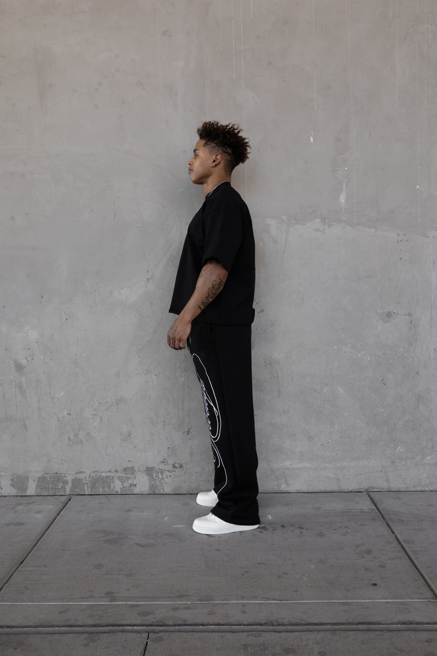 Rebeletics Baggy Sweatpants - Black