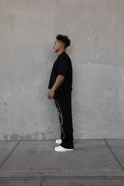 Rebeletics Baggy Sweatpants - Black
