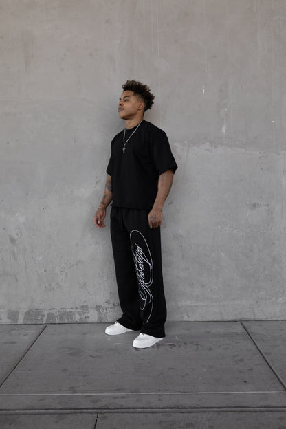 Rebeletics Baggy Sweatpants - Black