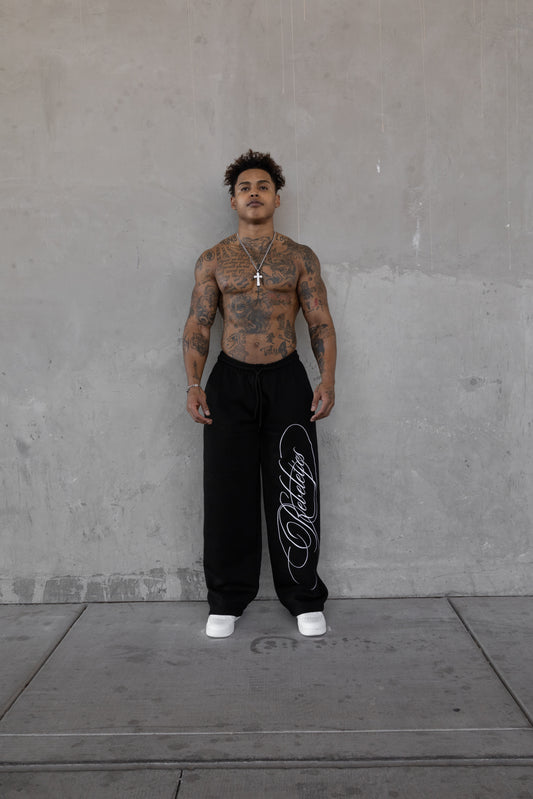 Rebeletics Baggy Sweatpants - Black