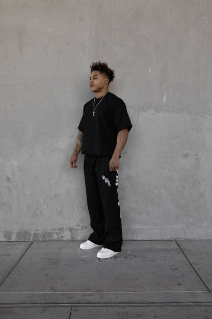 Rebeletics Baggy Sweatpants - Black