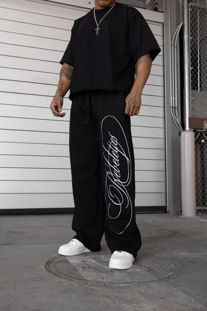 Rebeletics   Baggy Sweatpants - Black
