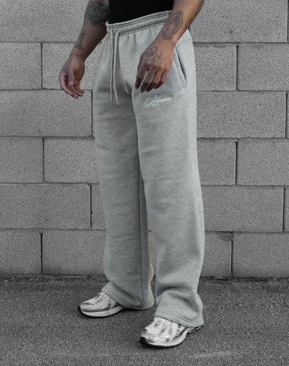REBELETICS BAGGY SWEATPANTS - HEATHER GRAY