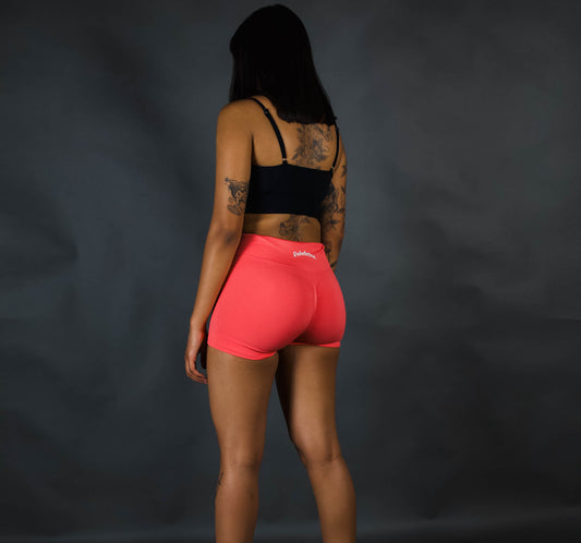 WOMENS RBL SHORTS - PAPAYA ORANGE