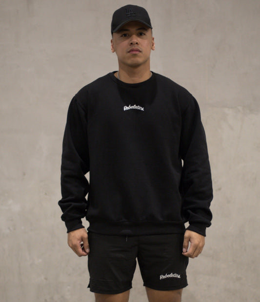MENS CREWNECK - BLACK
