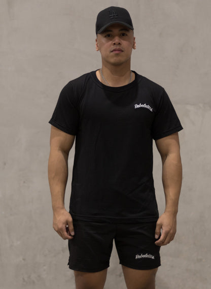 MENS REBELETICS TEE - BLACK
