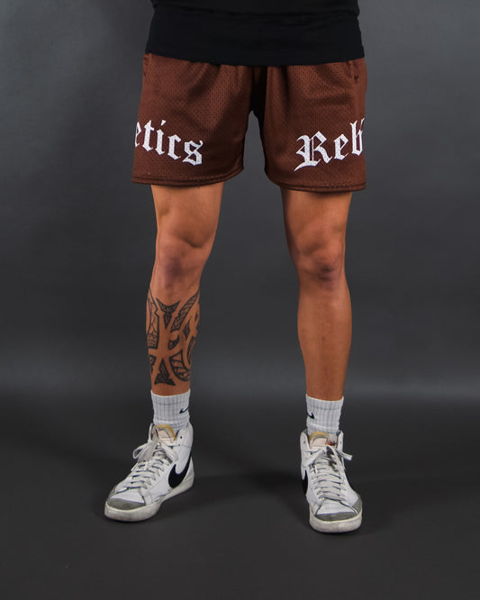 Mesh Shorts - Brown